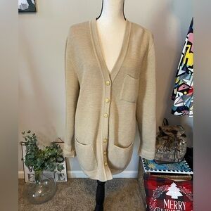 St. James Vintage Pure Wool Cardigan in great Vintage Condition Sz 12